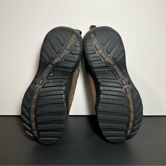 Womens L.L. BEAN Suede Zip Up Fur Trim Shoes / Size 7 Medium - Picture 8 of 9